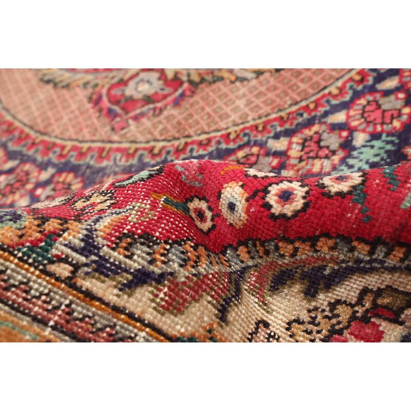 ECARPETGALLERY Hand-knotted Antalya Vintage Red Wool Rug - 8'6 x 11'2