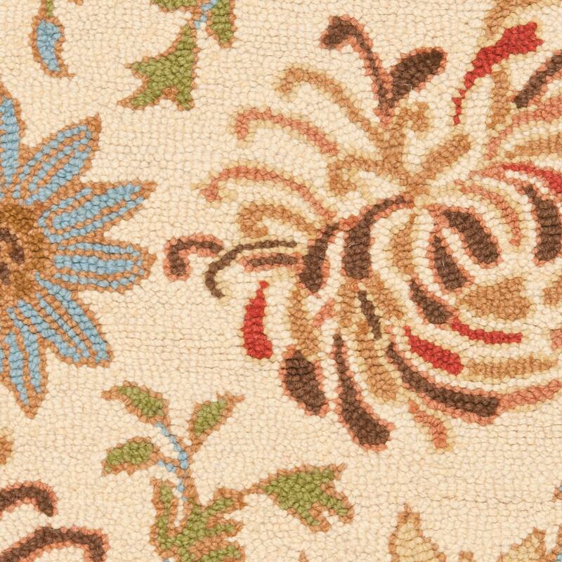 SAFAVIEH Handmade Blossom Arminda Modern Floral Wool Rug