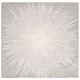 preview thumbnail 16 of 38, SAFAVIEH Handmade Abstract Sippie Modern Wool Rug 6' Square - Ivory/Silver - Square
