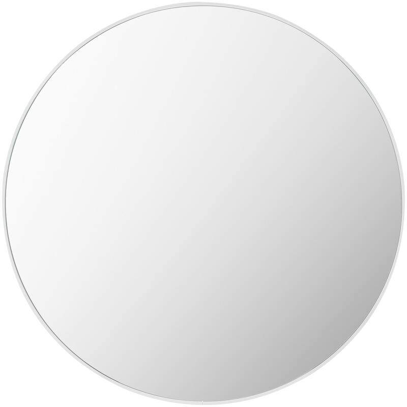 Livabliss Aranya Modern Aluminum Round Circle Accent Mirror