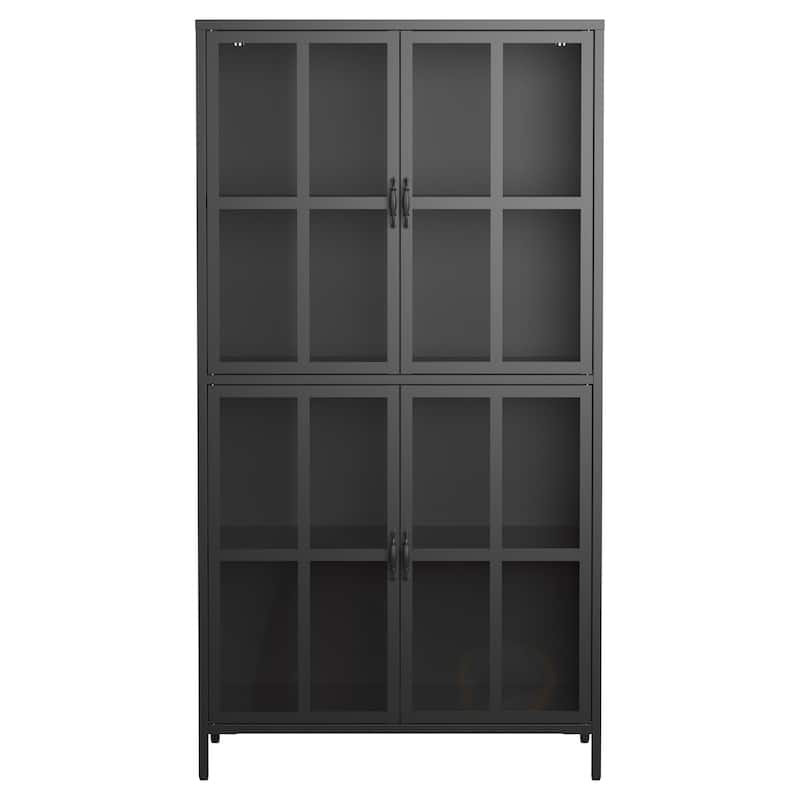 63"H Metal Storage Cabinet with Anti-Tipping Device