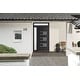 preview thumbnail 15 of 35, VDOMDOORS Manux 8933 | Front Door Exterior Door | Steel | Frame & Hardware Included | 18x80, Matte Black Entry Door