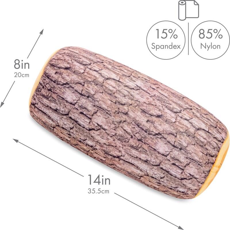 Log Cover Only - Body Pillowcase - Spandex/Nylon Blend for Silky Touch