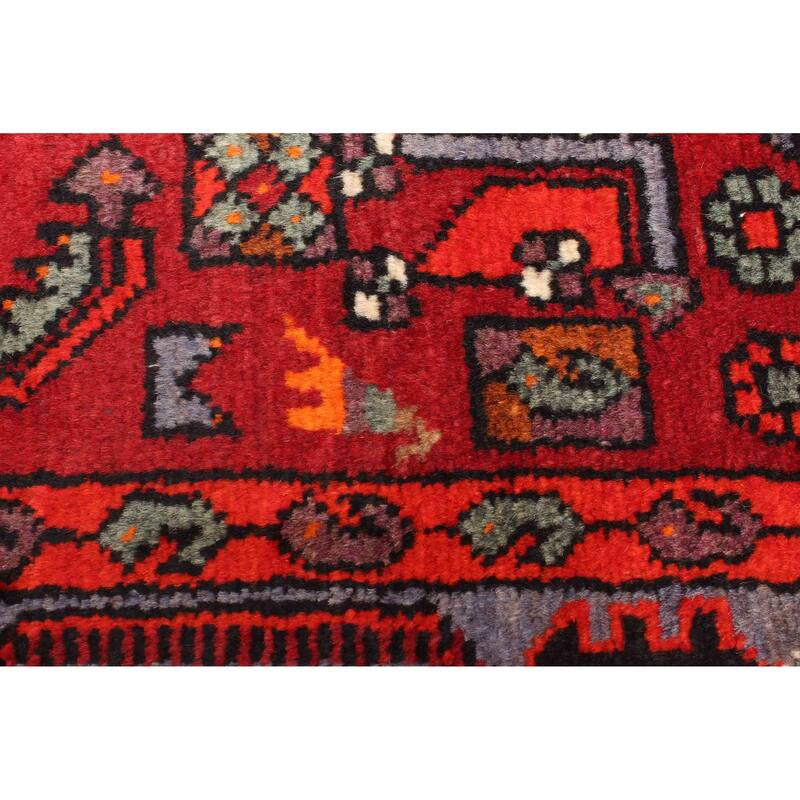 ECARPETGALLERY Hand-knotted Andelz Red Wool Rug - 4'8 x 7'2