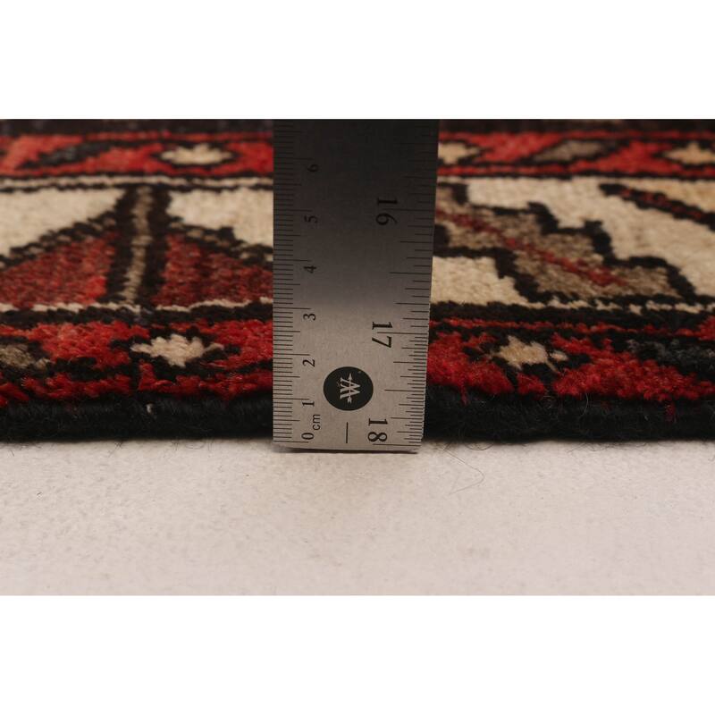 ECARPETGALLERY Hand-knotted Anadol Red Wool Rug - 3'6 x 10'0