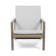 preview thumbnail 7 of 25, Leah Outdoor 4 Seater Chat Set with Cushions by Christopher Knight Home