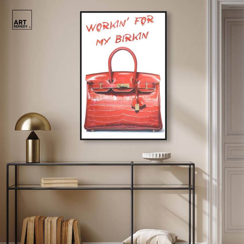 Doll Memories - Red Dream Canvas by Art Remedy