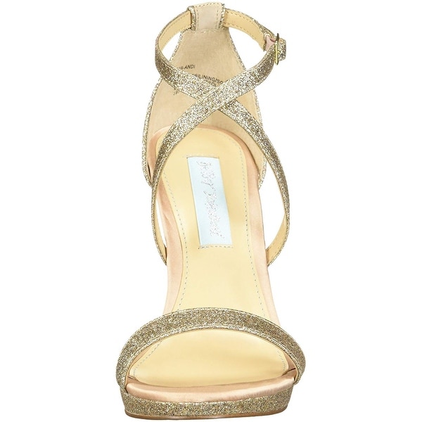 blue by betsey johnson andi evening sandals