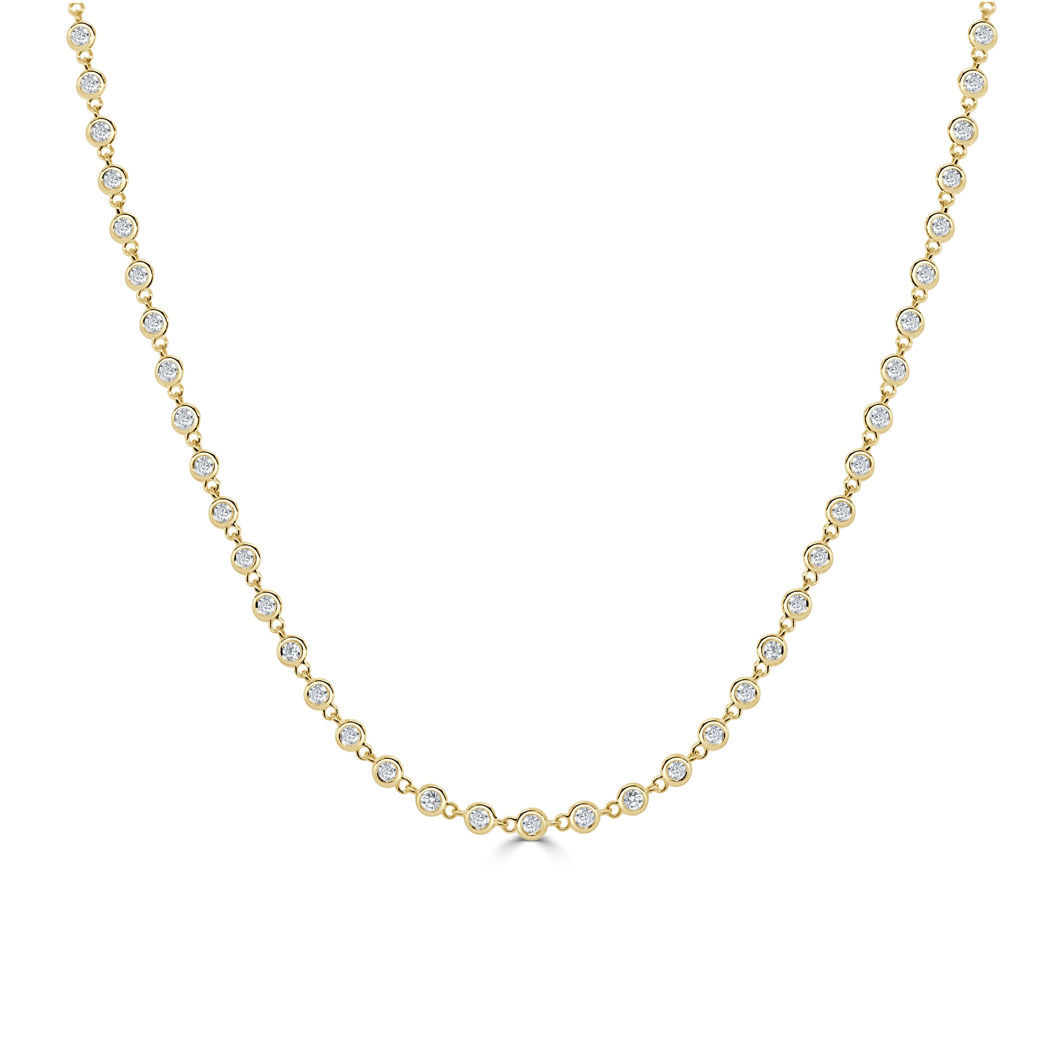Joelle Collection Diamond Necklace 14K Gold 2ct