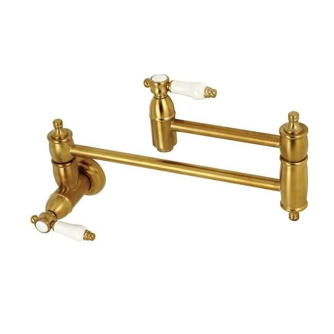 Bel-Air KS3107BPL Wall Mount Pot Filler Kitchen KS3107BPL - 1 Each - Gold