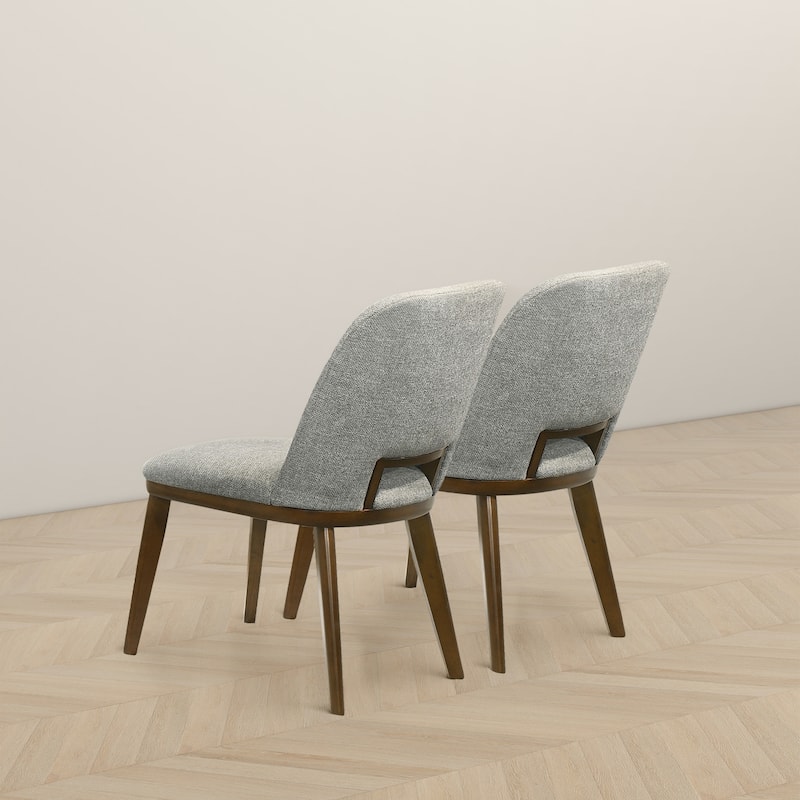 Raleigh Luxury Modern Solid Wood Dining Chair (Set of 2)
