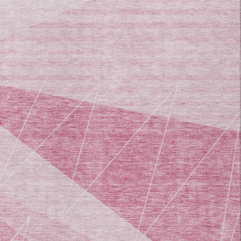 HomeRoots Geometric Transitional Rectangle Outdoor Rug