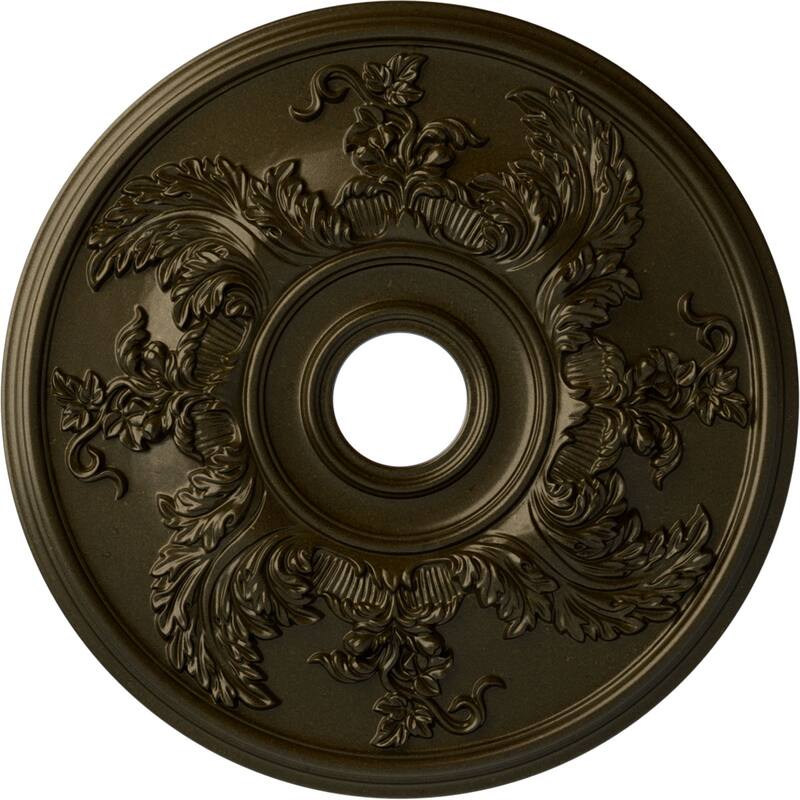 23 5/8"OD x 4 5/8"ID x 1 7/8"P Acanthus Twist Ceiling Medallion