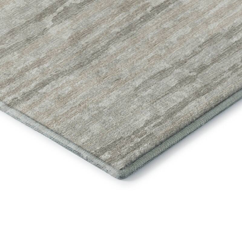 Premium Washable Super Soft Modern Ombre Stripes Mayfield Rug