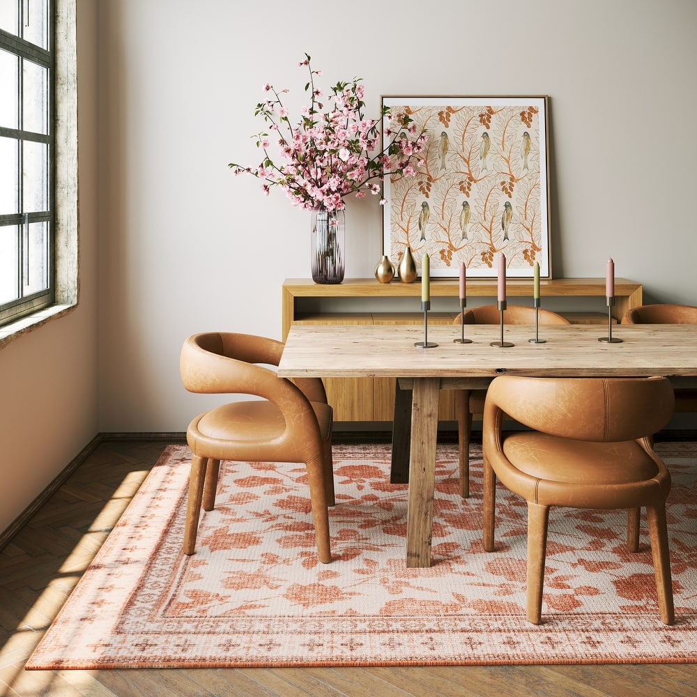 Padma Lakshmi Botanica Hand-Tufted Botanical Wool-Blend Rug