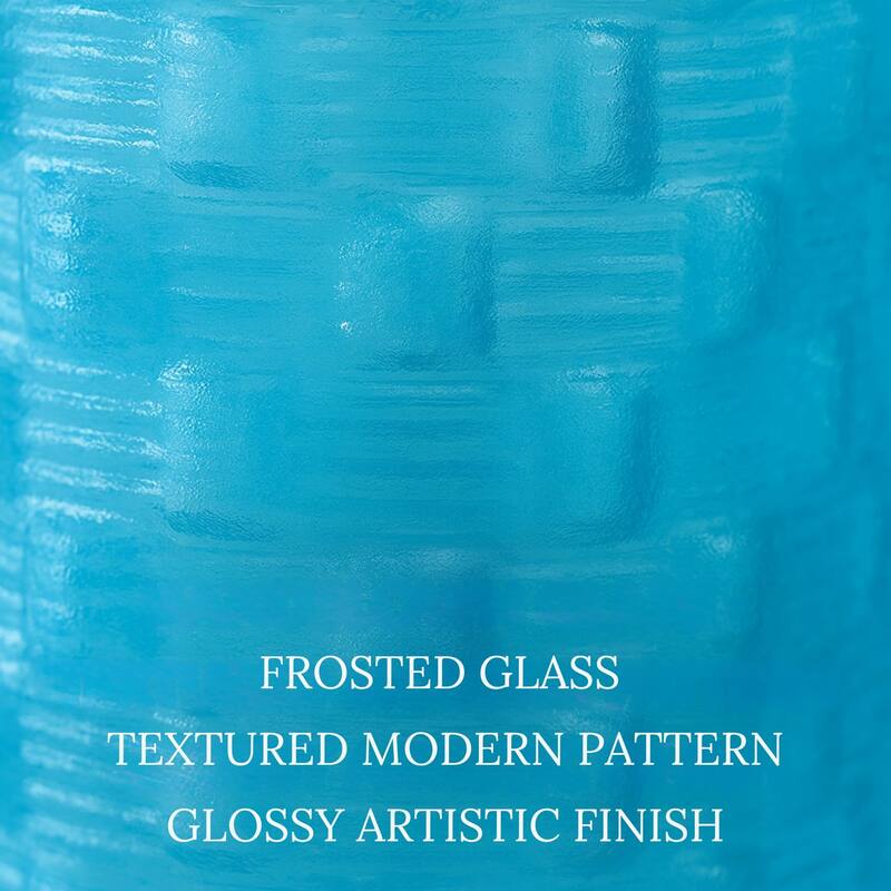 Aria Home Tall Speckled Sandstone Ceramic Oblong Table Vases Set of 2