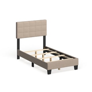 Taylor & Olive Tuxbury Upholstered Twin Platform Bed