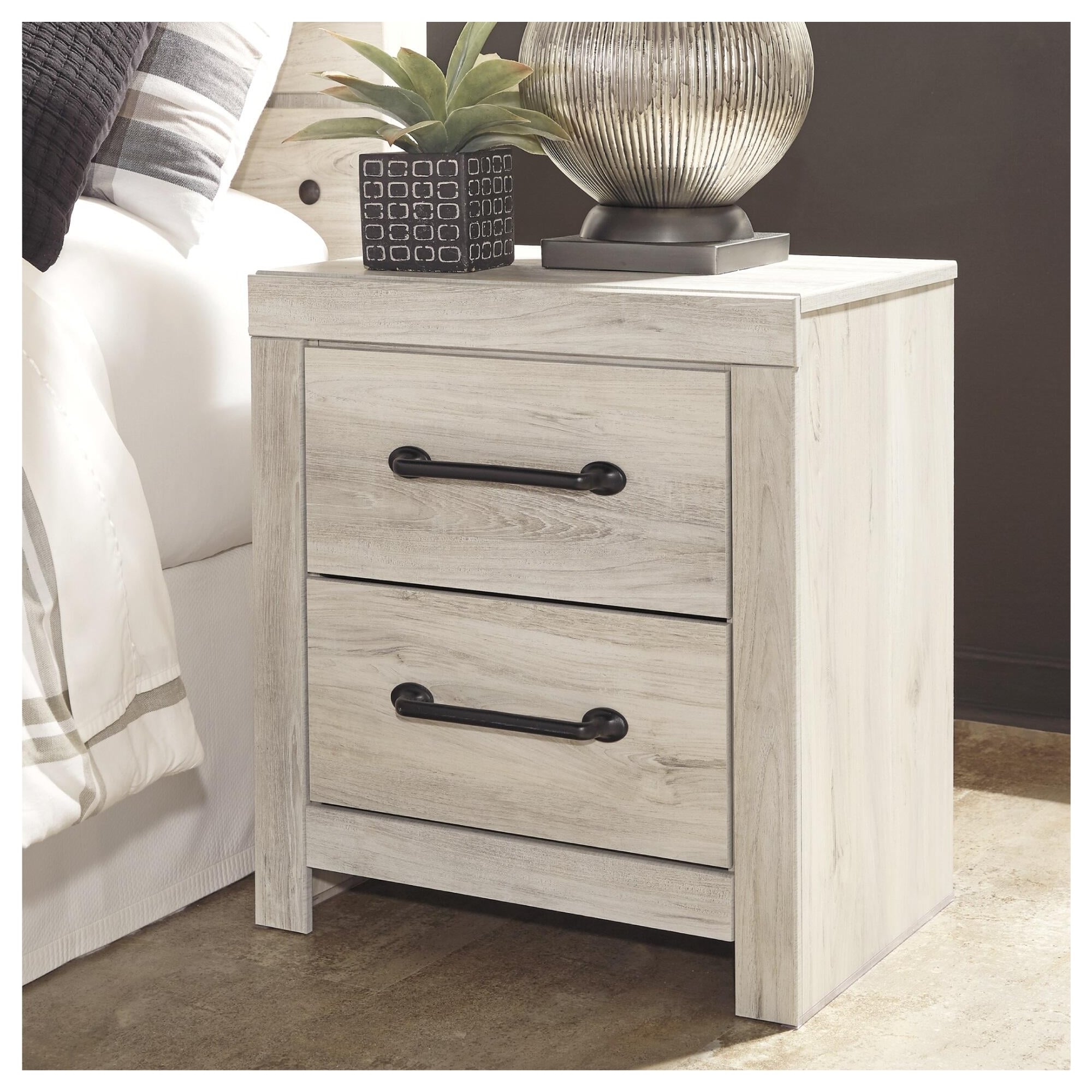 Signature Design by Ashley Drystan 2-drawer Casual Nightstand