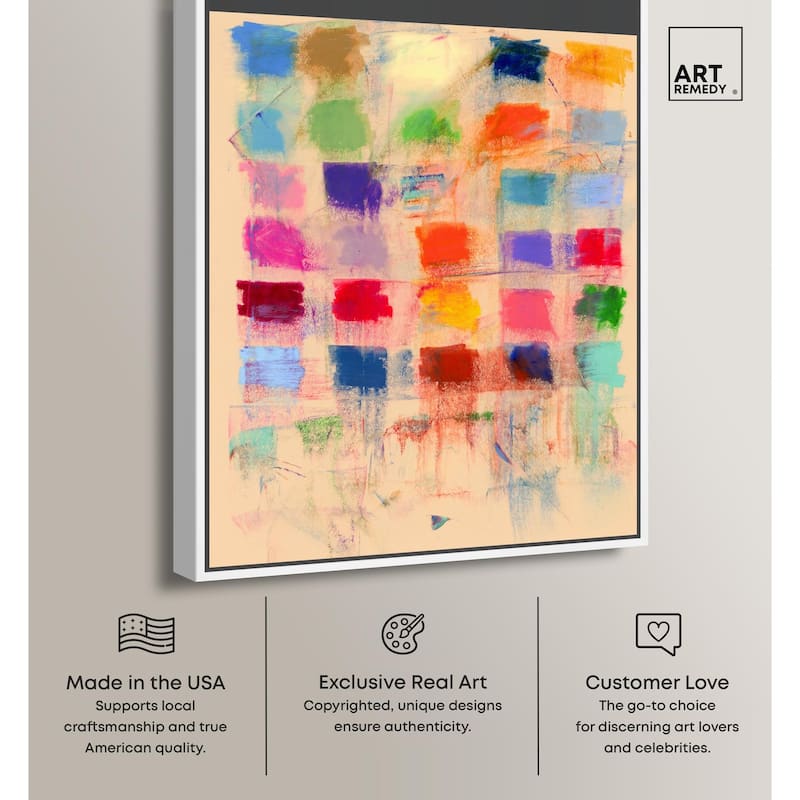 Color Blocks Canvas by Art Remedy