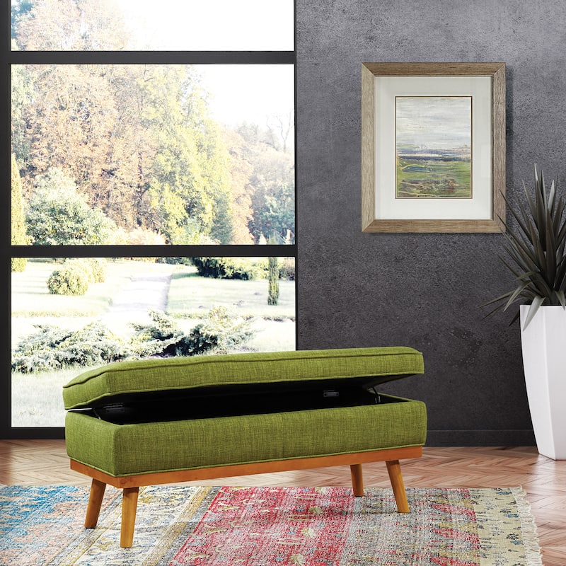 Carson Carrington Sastamala Mid-century Storage Bench
