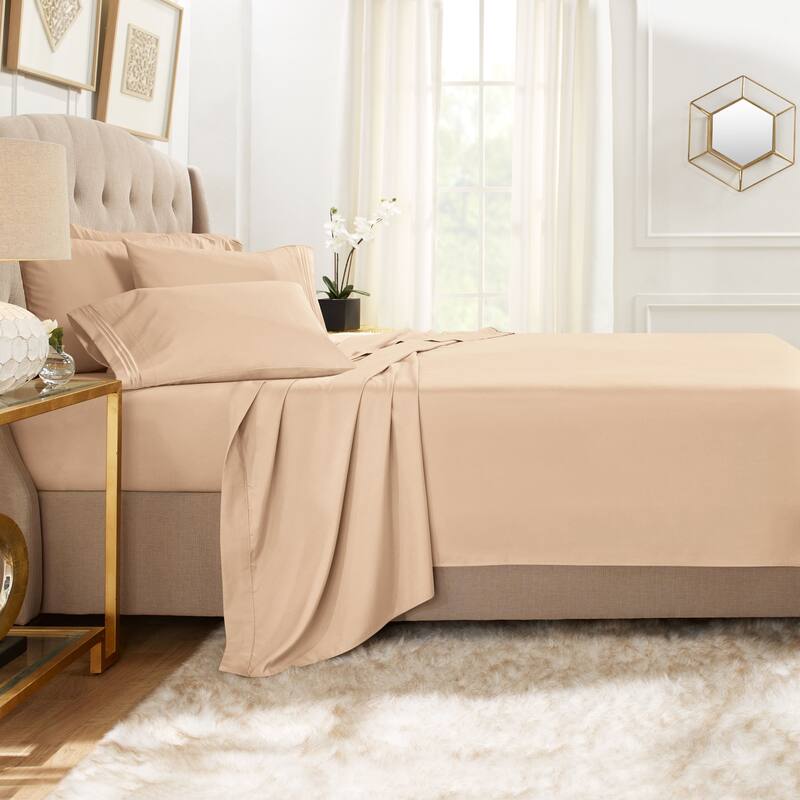 Empyrean Hotel Luxury 6 Piece Sheet Set - Super Soft Bedding Sheets & Pillowcases