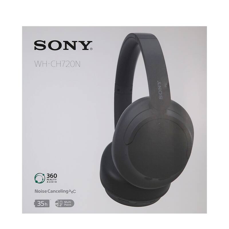 Sony Wireless Over-Ear Noise-Canceling Headphones WH-CH720N + Sony XB100 Portable Waterproof Bluetooth Speaker (Gray)