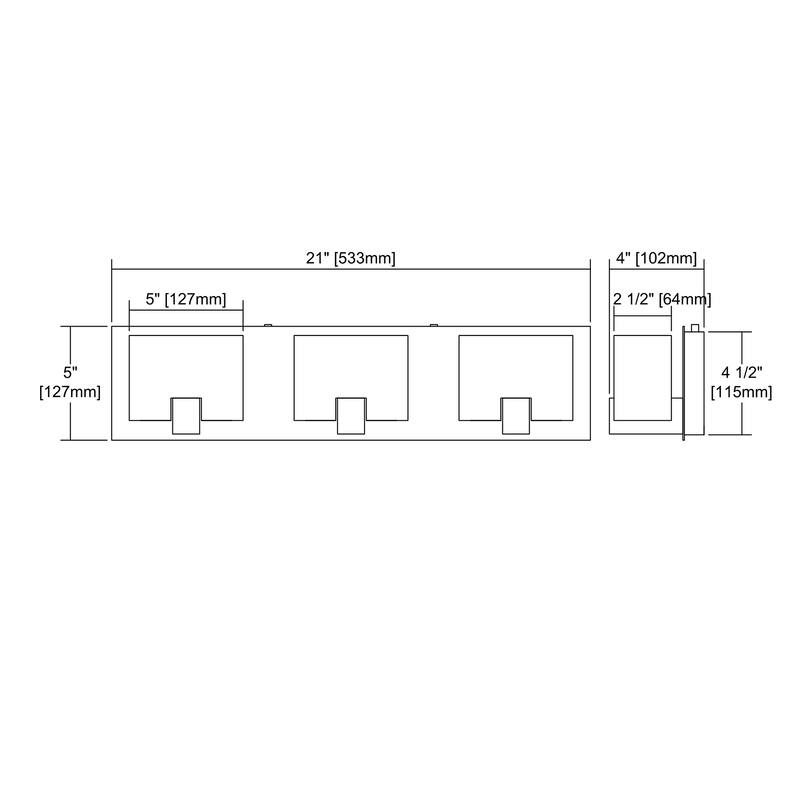 Elk Home Ridgecrest Brass With Frosted Glass 3 Light Vanity Light
