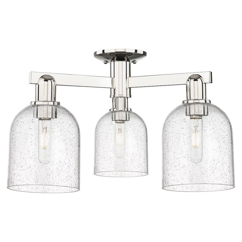 Innovations Lighting 716-3F-12-23 Bella Semi-Flush Bella 3 Light 23"
