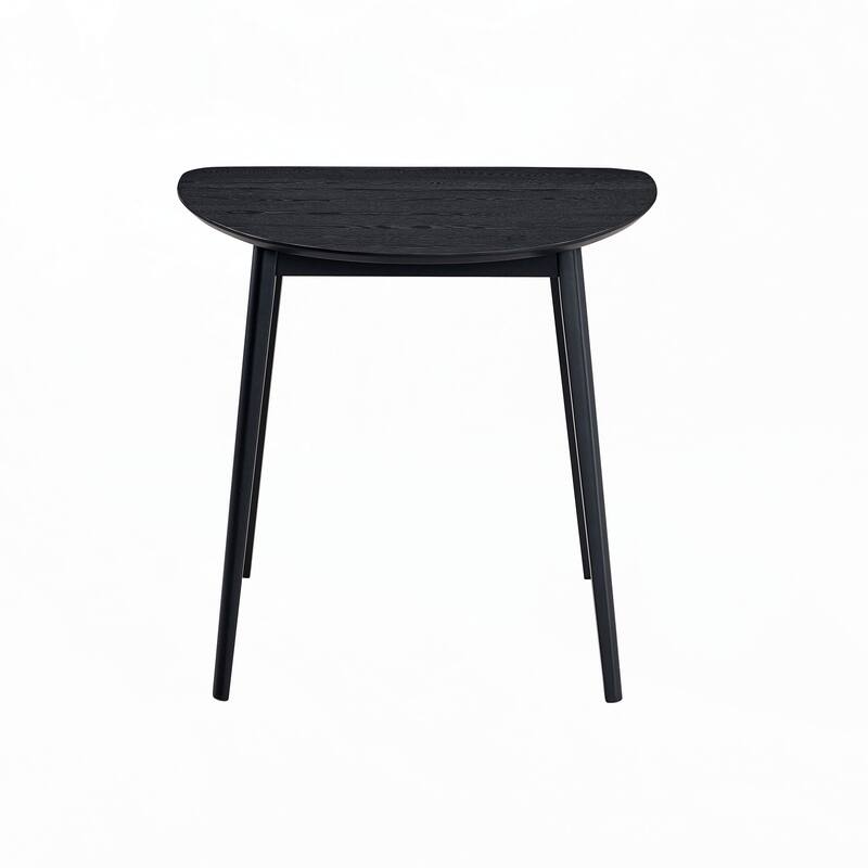 Real Black Finish Dining Table