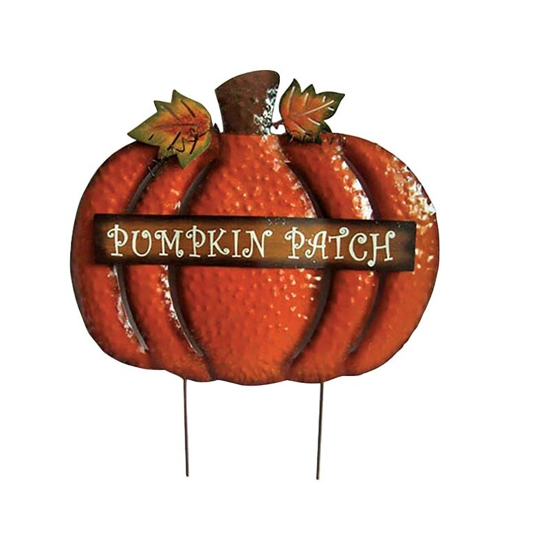Shop Celebrations Ahjk19321r Metal Pumpkin Stake Halloween