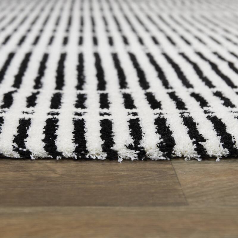 Audsley Modern Striped Area Rug