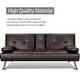 preview thumbnail 23 of 44, Yaheetech Modern Recliner Couch Faux Leather Futon Sofa Bed