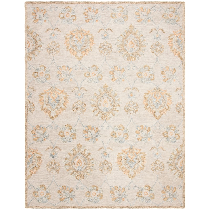 SAFAVIEH Handmade Blossom Ilana Modern Floral Wool Rug