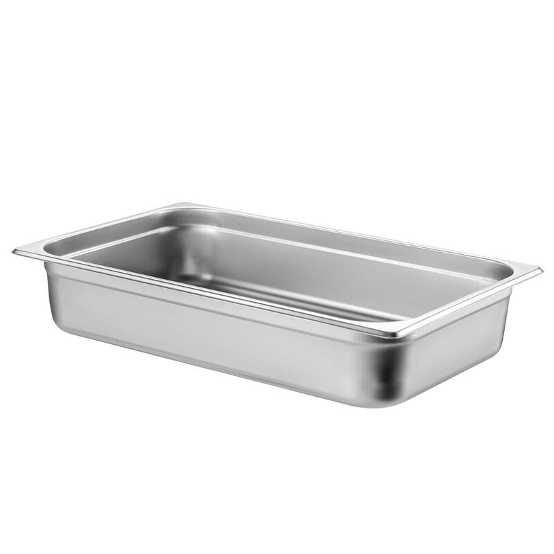 Hotel Pans, 0.8mm Thick Stainless Steel Restaurant Steam Table Pan, for Industrial & Scientific - 4 Inch