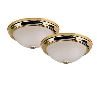 Canarm 2 Light 11" Wide Flush Mount Ceiling Fixture - Pack of 2