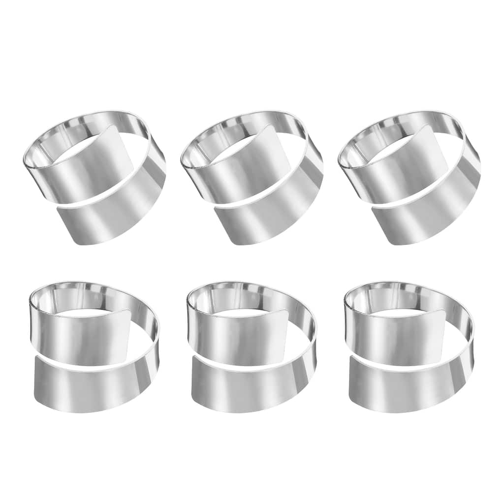 Napkin Rings Metal Irregular Napkin Holder for Dinner