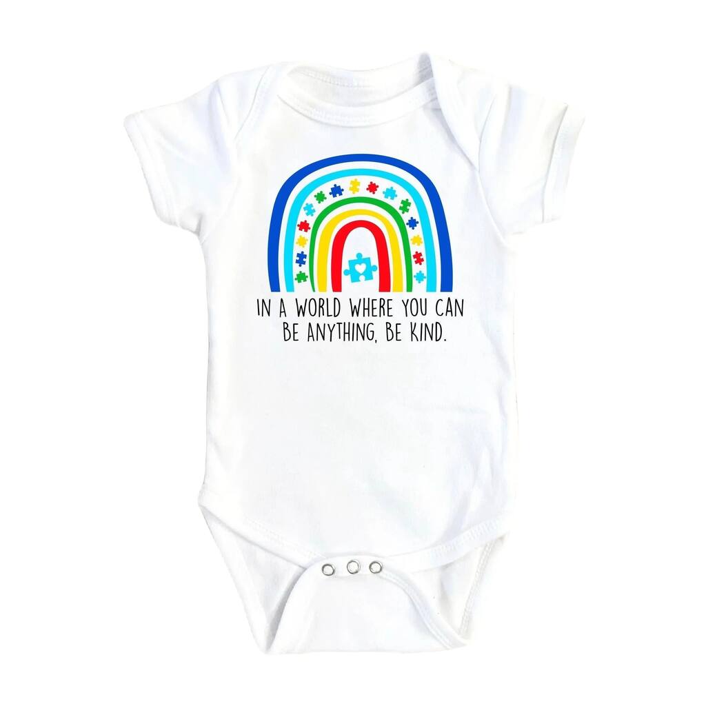 Autism Be Kind - Baby Boy Girl Clothes Infant Bodysuit Funny Cute Newborn