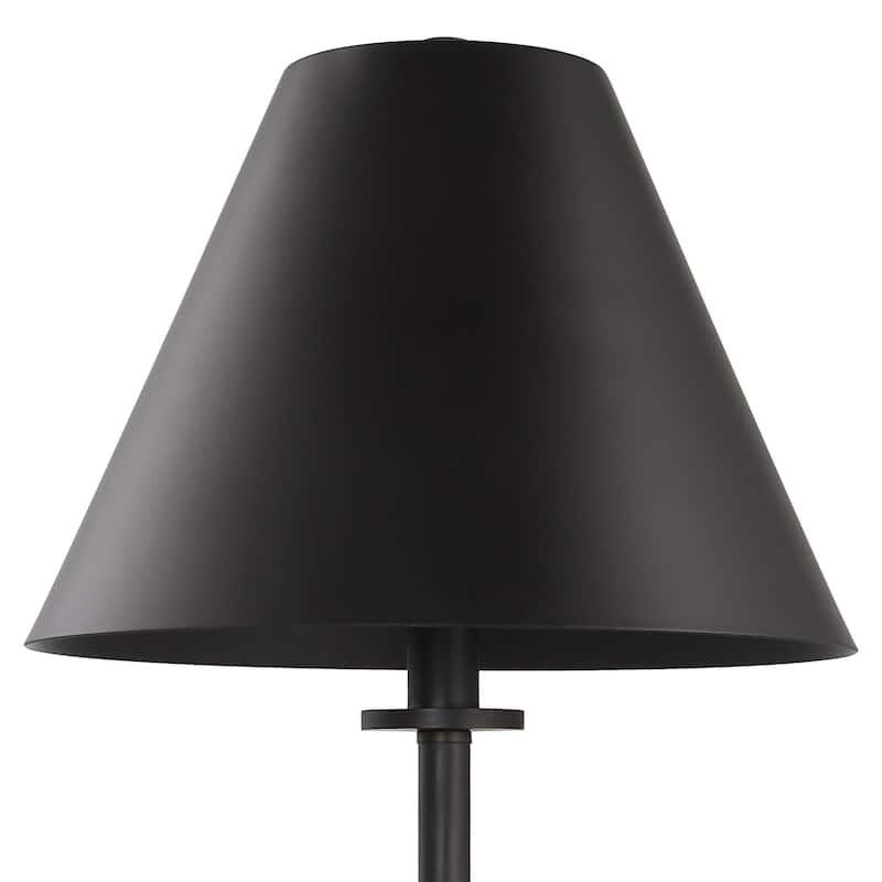 Slender Buffet Table Lamp with Empire Shade - 36.5" - Black