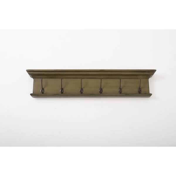 Shop 6 Hook Coat Rack 39 37 X 3 94 X 7 87 Overstock 31456340