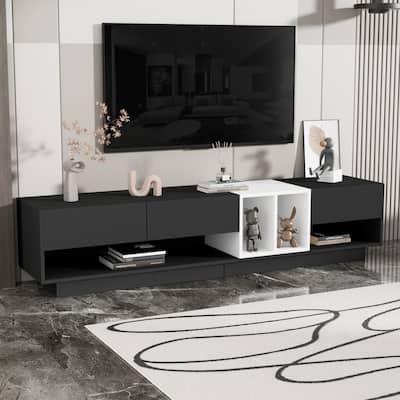 Sleek and Stylish TV Stand with Perfect Storage Solution