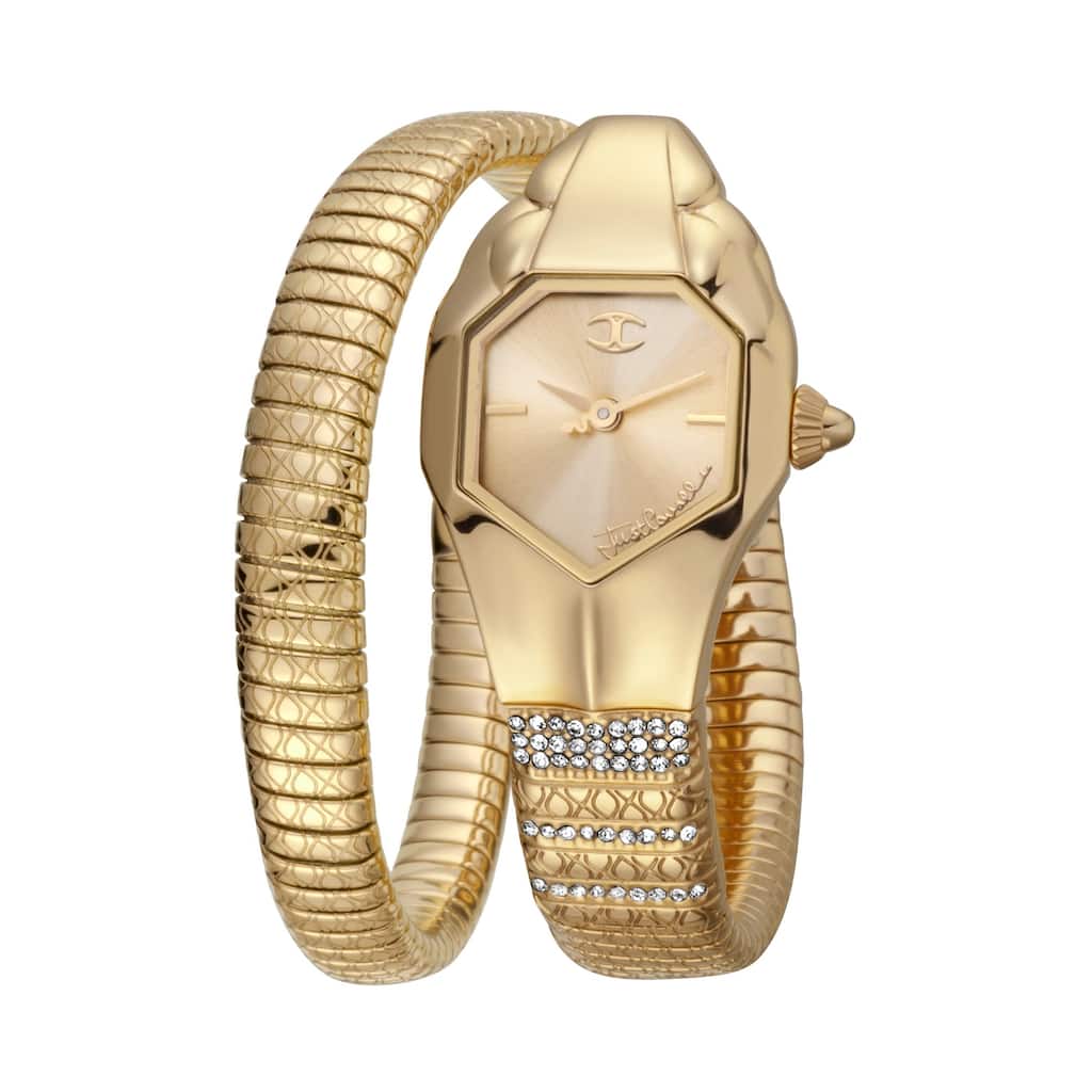 Just Cavalli Women's JC1L113M0025 Quartz Watch - Gold-Tone