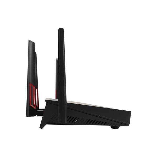 Shop Asus Ac3100 Wi Fi Dual Band Gigabit Wireless Router With 4x4 Mu Mimo 8 X Lan Ports Rt Ac88u Overstock 28013866