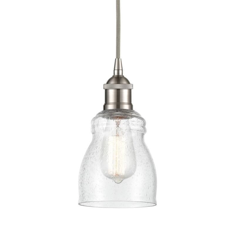 Innovations Lighting 616-1P-10-5 Ellery Pendant Ellery 5" Wide Mini - Brushed Satin Nickel / Seedy