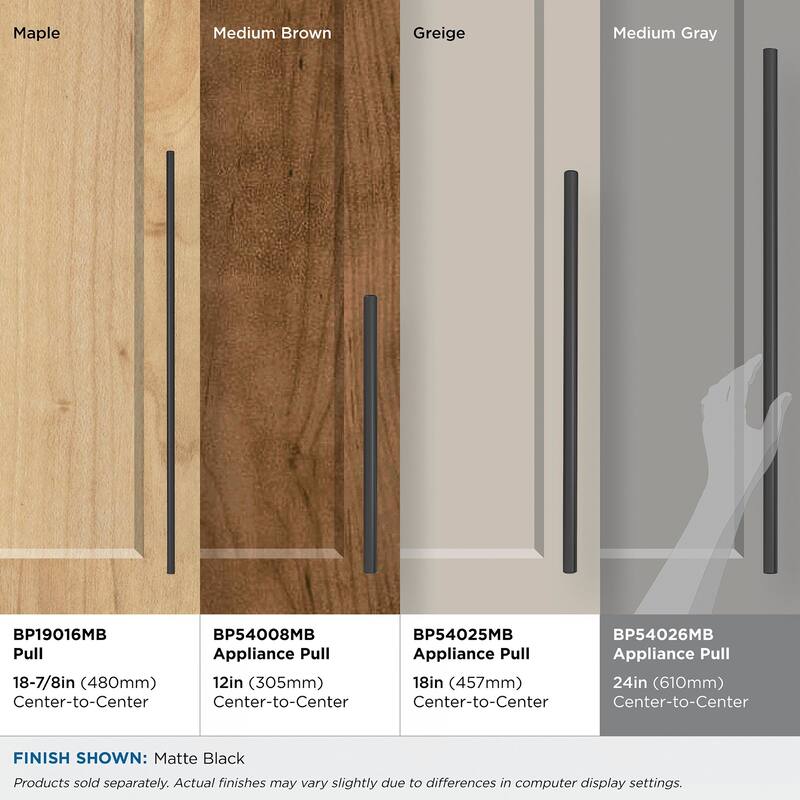 Amerock BP54026 Bar Pulls 24" Center to Center Bar Appliance Pull