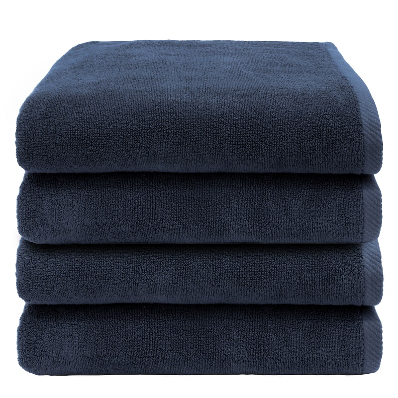 Authentic Hotel and Spa 100% Turkish Cotton Ediree Bath Towels- Set of 4