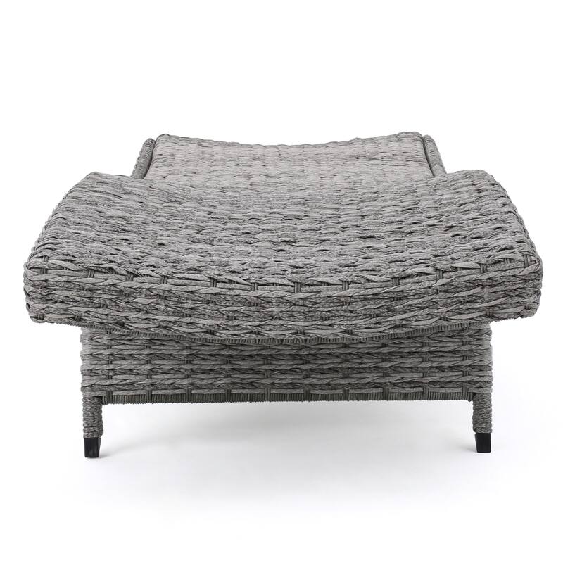 Crete Wicker Chaise Lounge