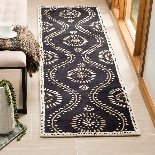Martha Stewart By Safavieh Handmade Ogee Dot Wool Rug On Sale Overstock 15441375