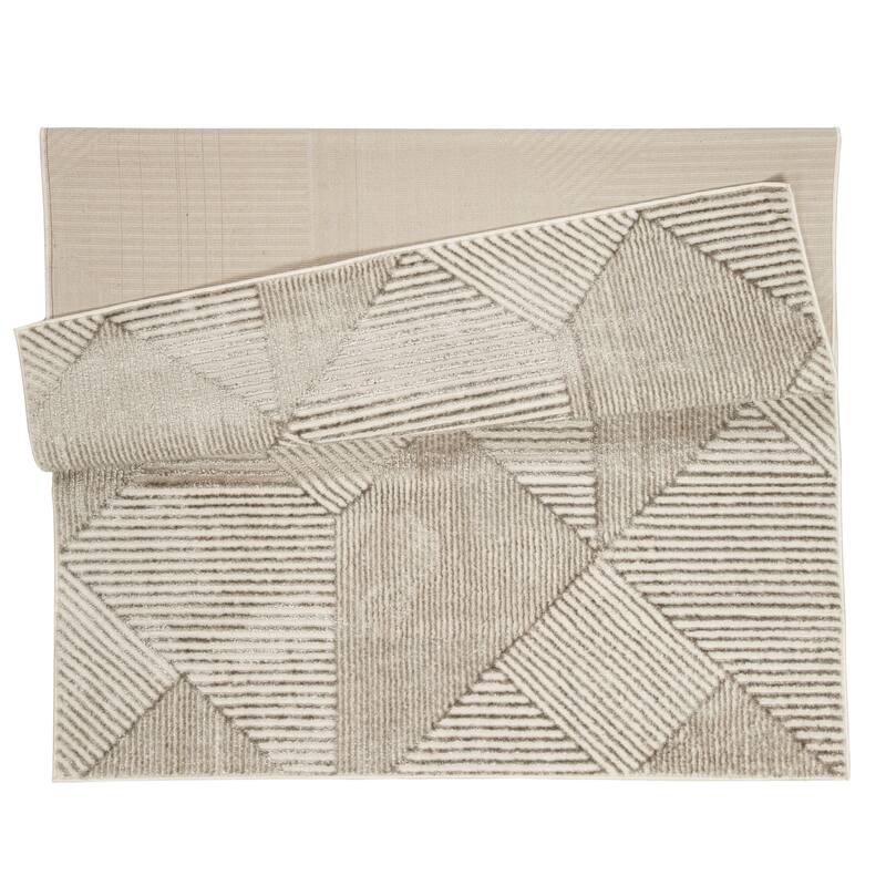 Lefkada Collection Modern Geometric Area Rug