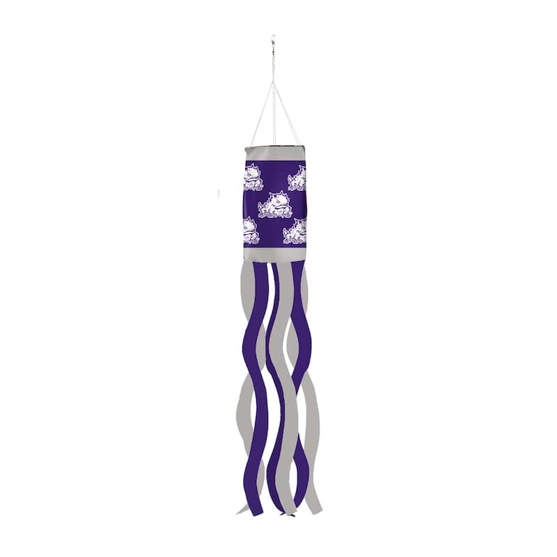 40" NCAA Team Sublimated Fabric Windsock - TCU
