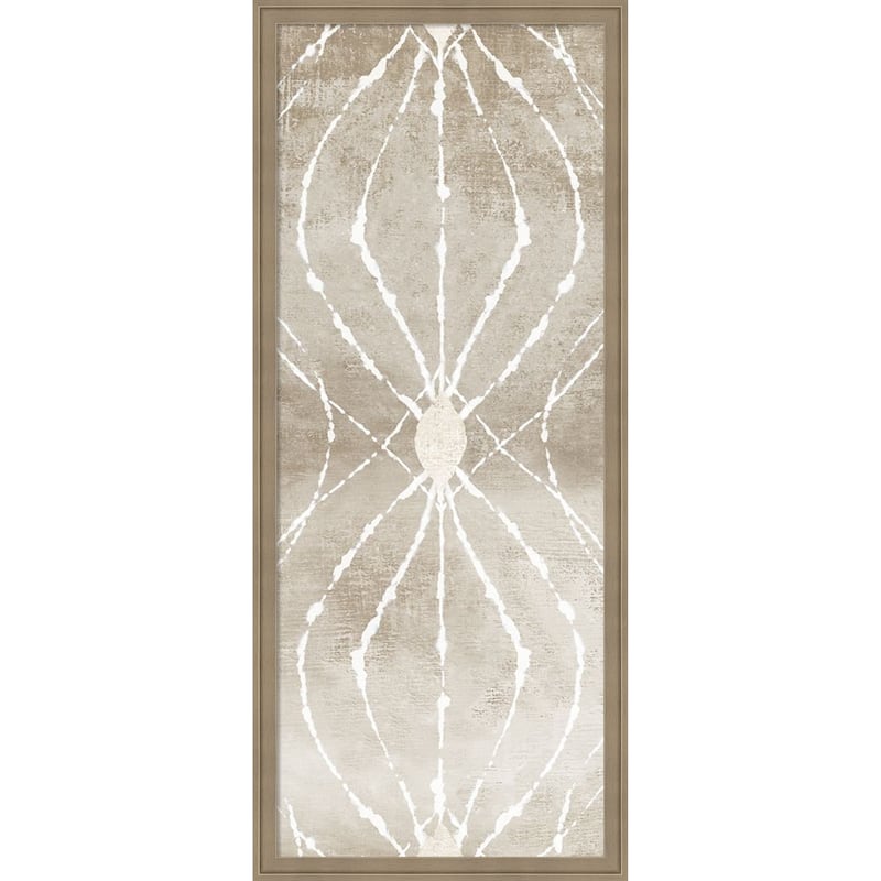 Amanti Art Framed Fabric Pinboard Mesmerizing Geometrics II by Emma Peal Printed Bulletin Board - Board Size 16 x 40